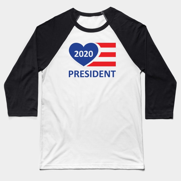 2020 Joe Love Biden President Baseball T-Shirt by ThingyDilly